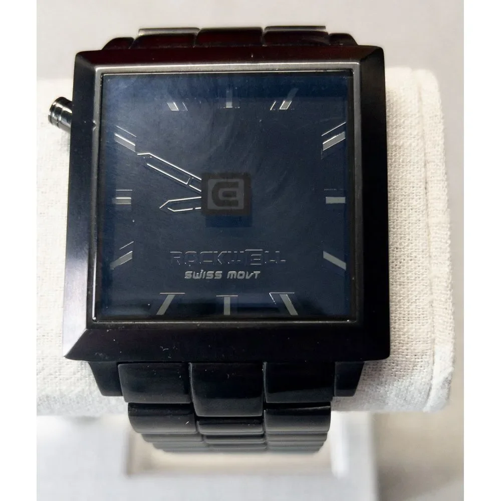 Rockwell‎ 50mm2 Swiss Movement Wrist Watch Metallic Blue Dial